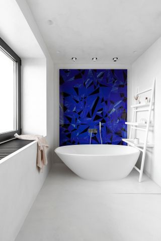 单身公寓浴室浴缸装饰效果图