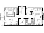 天山区世界冠郡(三期)100平米田园风格三室两厅装修案例