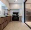 200平方米房子L型厨房橱柜装修设计图