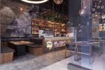 广州尝点鲜餐饮空间混搭风格276平米装修案例
