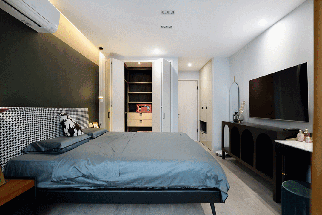 日坛国际公寓 63㎡现代风格两室两厅装修案例