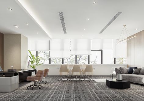 广州办公场所现代风格850平米装修案例