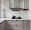 北欧风格样板间厨房橱柜颜色装饰效果图