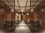 郑州品味信阳中餐厅中式风格500平米装修案例