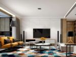 【西安鲁班装饰】万达天樾150平米三居室现代简约，全房点光源的意境美