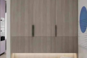 入戶門對著墻怎么裝飾