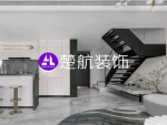 盘锦鑫华锦府125平米现代风格三室两厅装修案例