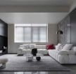 黑白灰风格客厅沙发装饰效果图