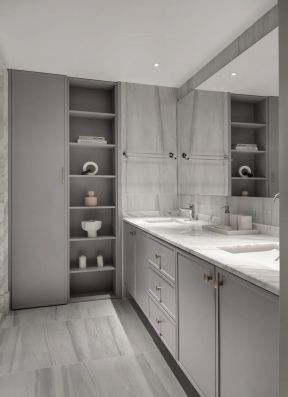 简欧风格洗手间 家庭洗手间设计图 家庭洗手间设计效果图