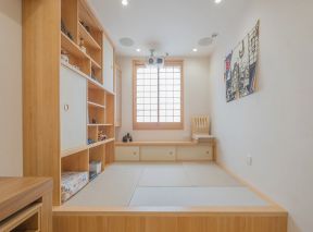 日式风格卧室榻榻米床装修设计图片