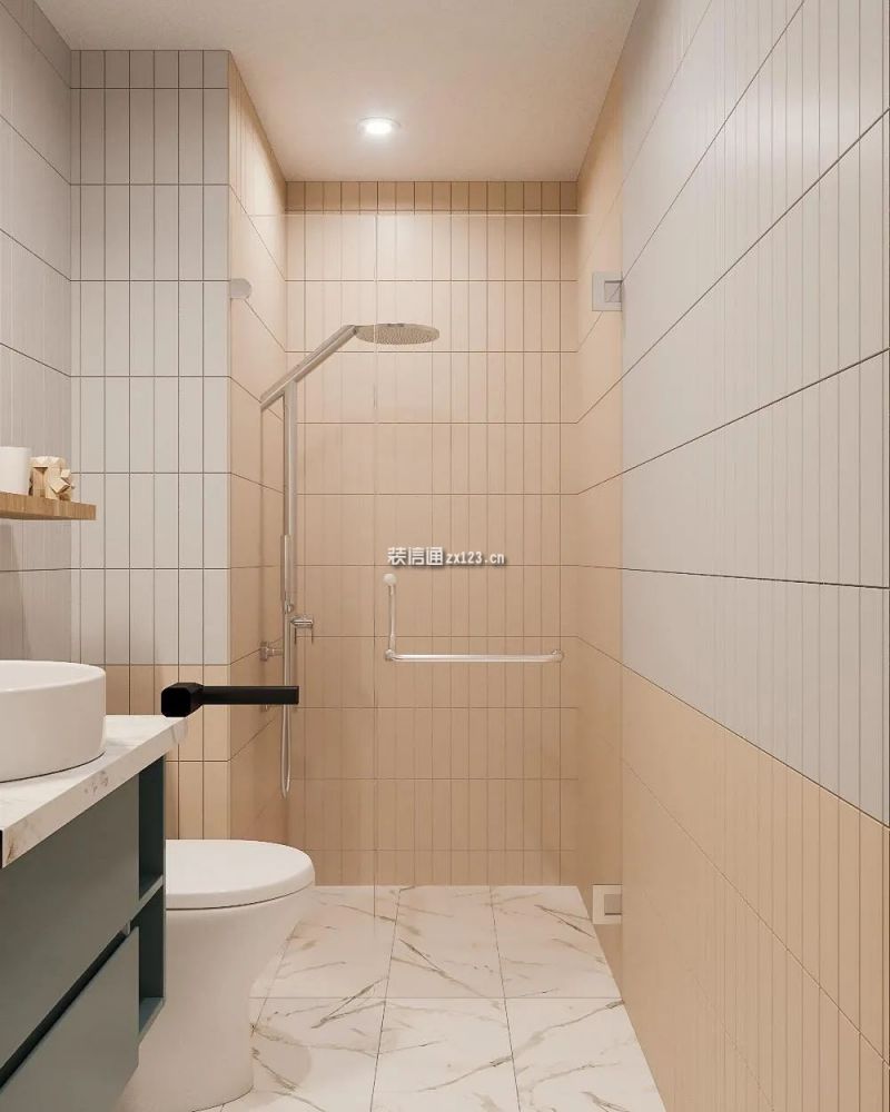 63平小户型设计| 双卧室+卫生间干湿分离，全都有！