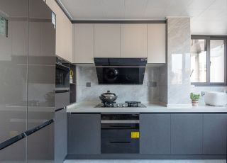 现代风格房子厨房灶具装修设计图