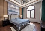 新中式风格家庭卧室设计效果图