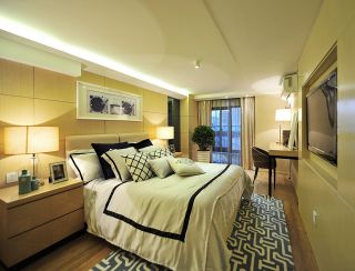 港式风格房子卧室整体装修设计图片