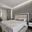 160平房子主卧室床头设计效果图