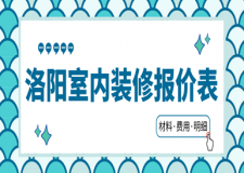 2023洛陽室內(nèi)裝修報價表(材料費(fèi)用明細(xì))