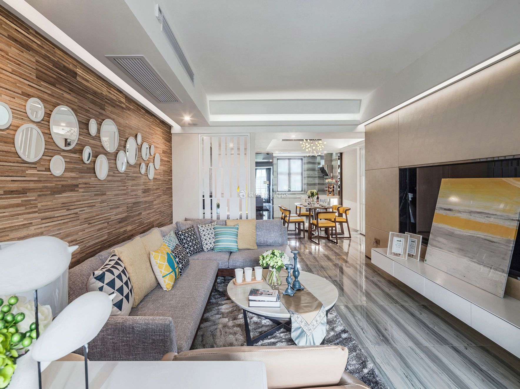 现代风格客厅家具沙发装饰设计效果图
