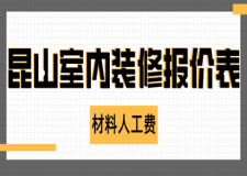 2023昆山室內裝修報價表(材料人工費)
