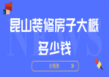 2023昆山裝修房子大概多少錢(價格表)
