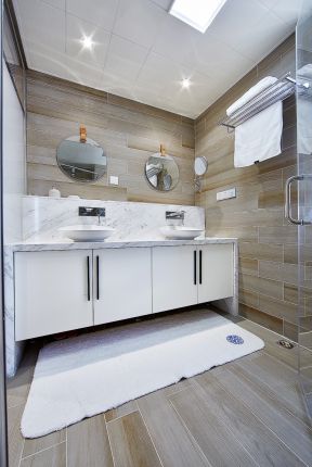 卫生间洗手台简约风格设计效果图