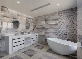 现代风格家装浴室墙面瓷砖设计图