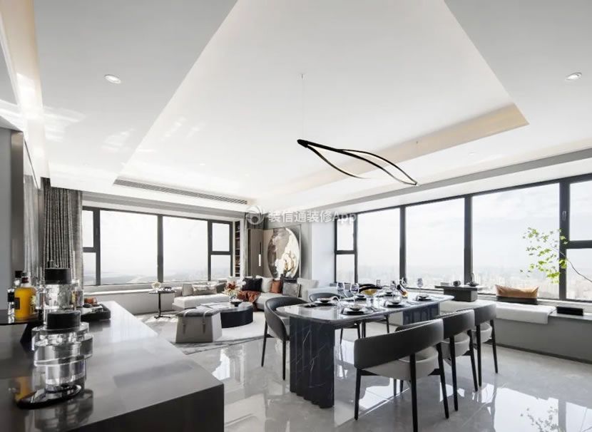 140平方新房客餐厅装修设计效果图