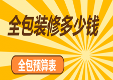 2025全包裝修多少錢(全包預算表)