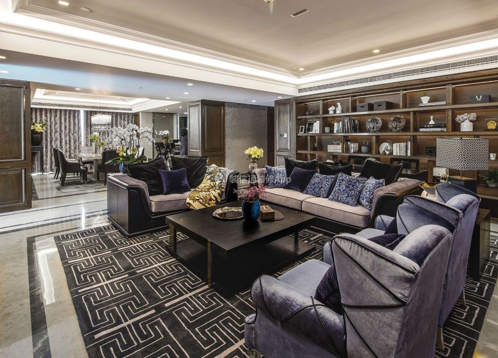 新古典风格客厅家具沙发装饰图片