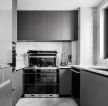 简约风格厨房灰色橱柜装饰效果图