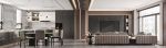 信达西山银杏137平米现代风格三室两厅装修案例