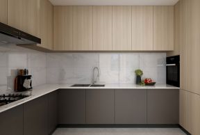 现代风格厨房吊柜装修设计实景图