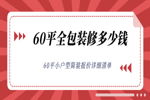 60平精装小户型效果图