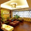 东南亚风格客厅木地板装饰效果图