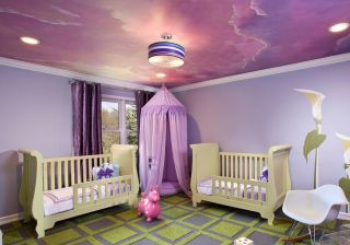 婴儿房室内吊顶装修设计图片