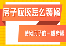 房子應(yīng)該怎么裝修,裝修房子的一般步驟