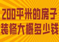 200平米的房子裝修大概多少錢(qián)