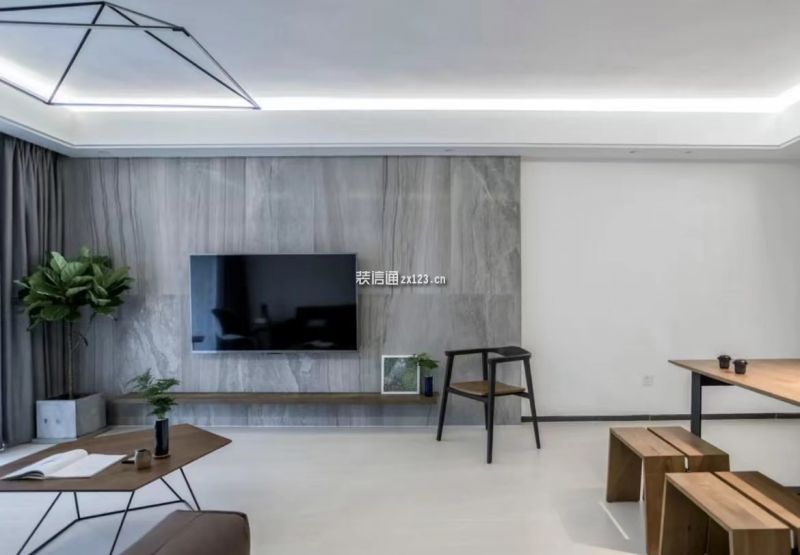 红鑫新村112平米现代风格三室两厅装修案例