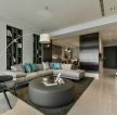 140平现代风格客厅沙发装修设计图片