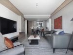 西安金泰新理城140平三居室现代风格装修，品质感十足