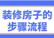 裝修房子的步驟流程(裝修費(fèi)用構(gòu)成)