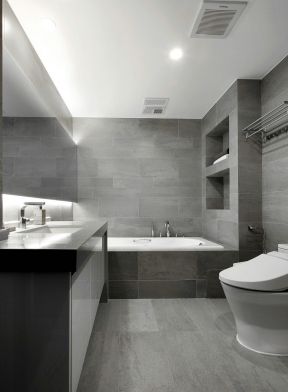 卫生间砖砌浴缸图片 卫生间浴缸效果图