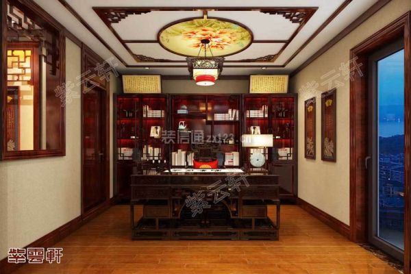 中式别墅装修设计书画室