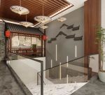 茶庄专卖店新中式风格352平米装修案例