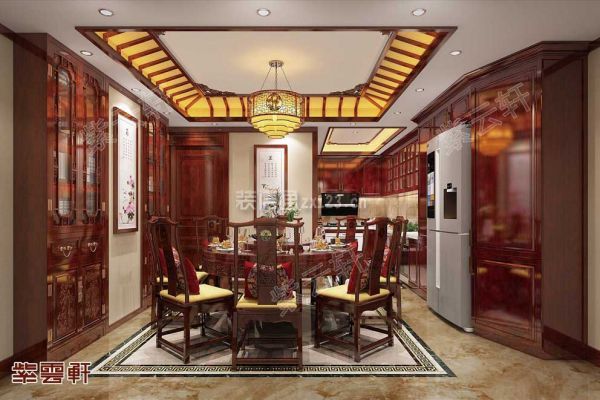 紫云轩餐厅中式装修设计
