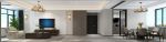 金科海昱东方110平米新中式风格三居室装修案例