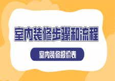 室內(nèi)裝修步驟和流程(附室內(nèi)裝修報(bào)價(jià)表)