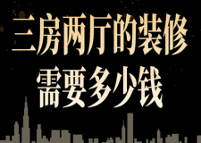 三房兩廳的裝修需要多少錢(材料價格清單)