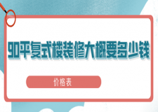 90平復(fù)式樓裝修大概要多少錢(價格表)