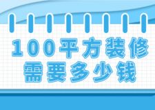 100平方裝修需要多少錢(附費(fèi)用拆解)