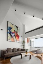 123㎡现代复式住宅，充满艺术感的高品质家居空间